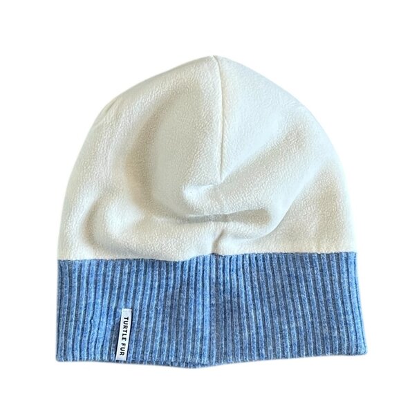 Turtle Fur NEW Women's Ellen Recycled Pom WInter Hat In Sky Blue - Picture 8 of 11